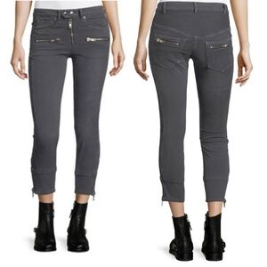 Isabel Marant Étoile Pelona Cropped Moto Pants - 36 (approx. 25)